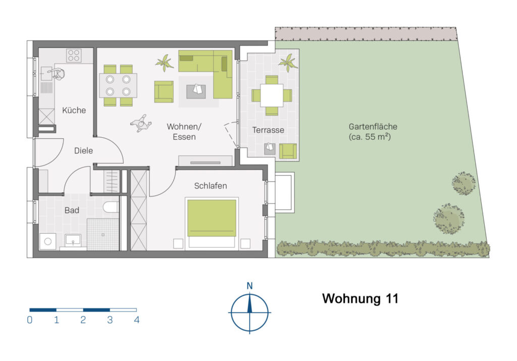 Wohnungsgrundriss