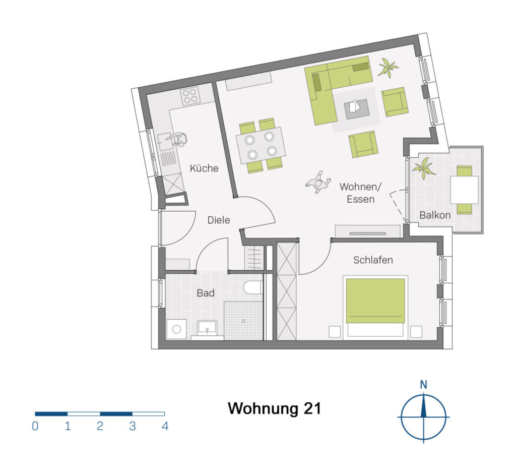 Grundriss, unbemaßt