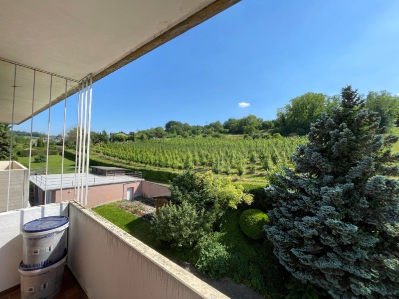 Blick vom Balkon
